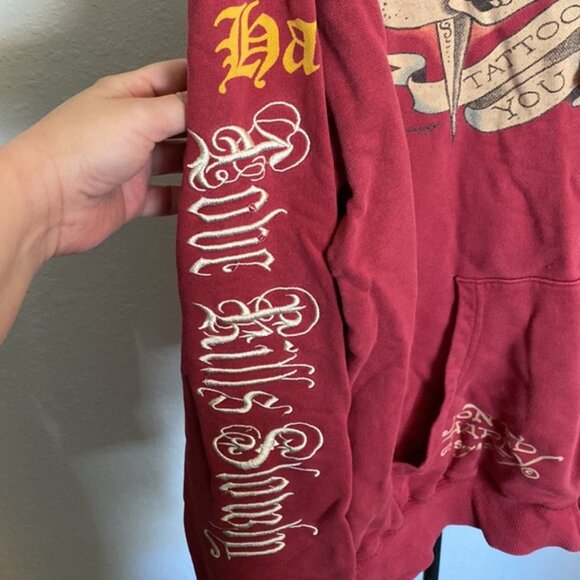 Ed Hardy women’s hoodie size XXL - Picture 5 of 7